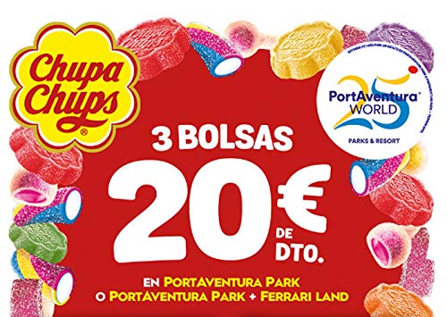 Chupa Chups Gomis, Golosinas de Sabor a Fresa con Aromas Naturales, Bolsa de Lenguas de 150 gr.
