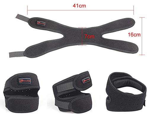 Cinturón de rótula de Kyncilor 1 par de polainas deportivas para correr, piernas delgadas sudorosas con piernas de viga moldeadora femenina, polainas flacas de artefacto de muslo, polainas de sudor