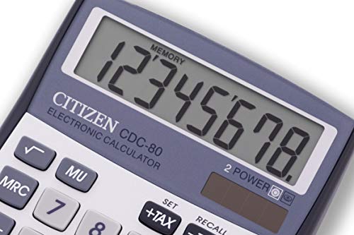 Citizen CDC-80 - Calculadora, color plata