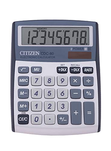 Citizen CDC-80 - Calculadora, color plata