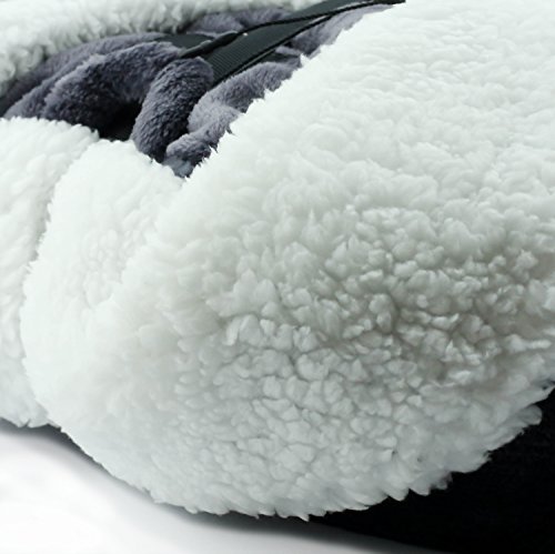 CityComfort Albornoz Hombre con Capucha Suave Bata (M/L, Carbón)