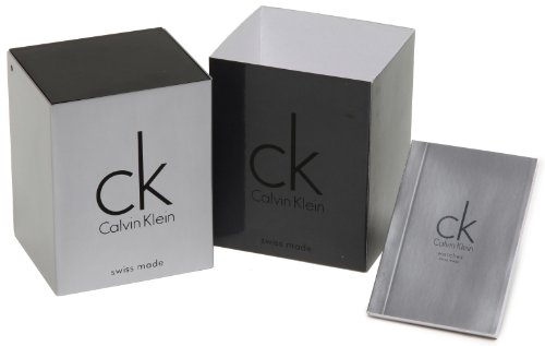 CK K2U236K6 - Reloj de Cuarzo para Mujer, Correa de Cuero Color Blanco