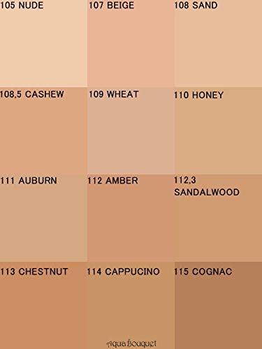 Clarins 57265 Teint Skin Illusion, SPF 15, 112 Amber, 30 ml