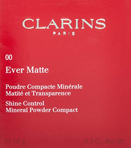 Clarins ever matte shine control mineral powder compact 00