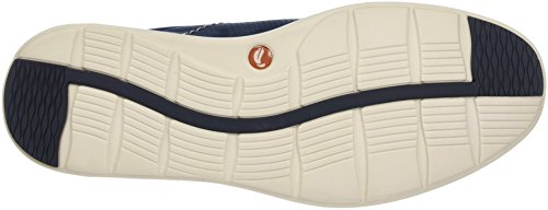 Clarks Un Abode Lace, Zapatos de Cordones Derby para Hombre, Azul (Navy Nubuck), 44 EU