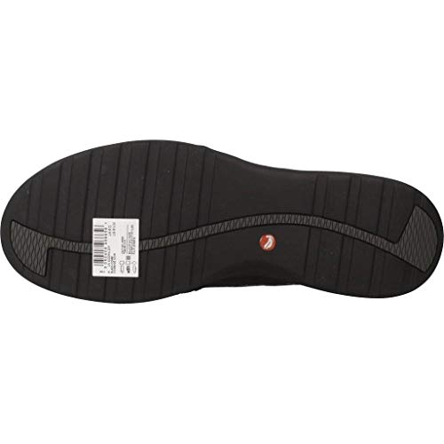 Clarks Un Adorn Zip, Mocasines, Negro (Black Combi-), 41.5 EU