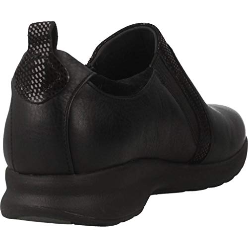 Clarks Un Adorn Zip, Mocasines, Negro (Black Combi-), 41.5 EU