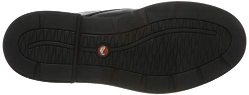 Clarks Un Tread UpGTX, Botas clásicas. para Hombre, Negro (Black Leather Black Leather), 43 EU