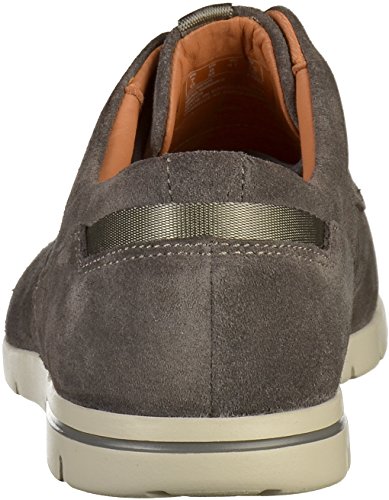 Clarks Vennor Walk, Zapatos de Cordones Derby para Hombre, Gris (Grey Suede-), 47 EU