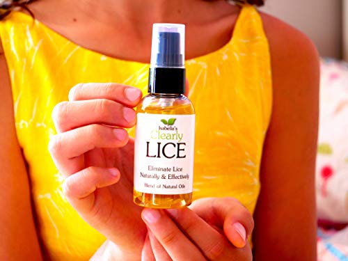 Clearly LICE, Poderoso Tratamiento de Aceites Naturales. Eliminación Comprobada de Piojos y Liendres. Sin Químicos Fuertes ni Toxinas. Removedor y Repelente con Peine de Metal GRATIS.