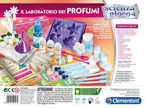 Clementoni - El Laboratorio de perfumes Ciencia y Juegos, Multicolor, 19107