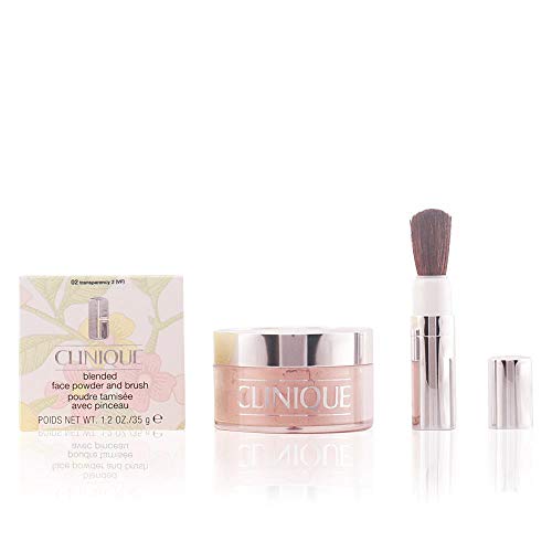 Clinique Blended Face Powder and Brush 02-Transparency II - 35 gr
