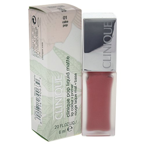 Clinique Pop Liquid Matte Lip Colour + Primer #01-Cake Pop 6 Ml 1 Unidad 600 g