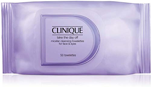 Clinique Take The Day Off micelar Cleansing towlettes for Face & Eyes paño de limpieza, 50 unidades)