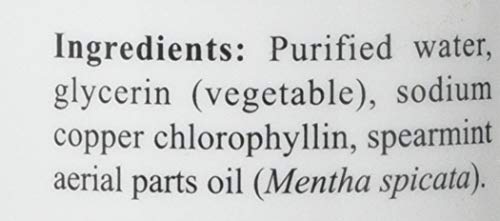 Clorofila líquida con aceite de menta verde (476 ml)