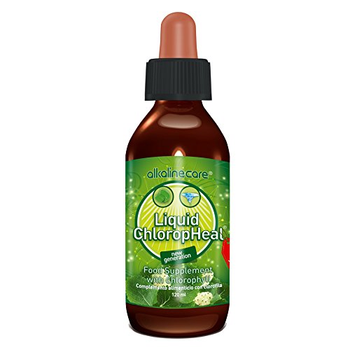 CLOROFILA LÍQUIDA DE HOJA DE MORERA 100% NATURAL - 120ml - Calidad farmacéutica de alta concentración - de Alkaline Care