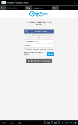 Cloud Service Logon Helper