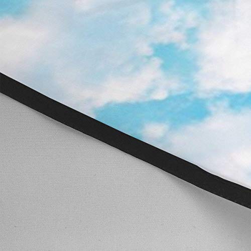 Clouds BCN - Delantal impermeable para corte de pelo para cabello y coloración permanente para peluquería, esteticista, mujer, hombre, adulto, 55 x 66 pulgadas