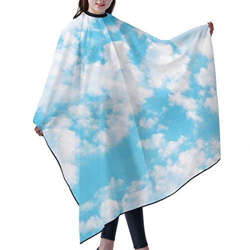 Clouds BCN - Delantal impermeable para corte de pelo para cabello y coloración permanente para peluquería, esteticista, mujer, hombre, adulto, 55 x 66 pulgadas