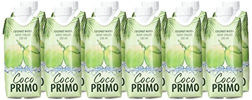 Coco Primo 100 % Agua de Coco Pura - 12 Tetra Pack