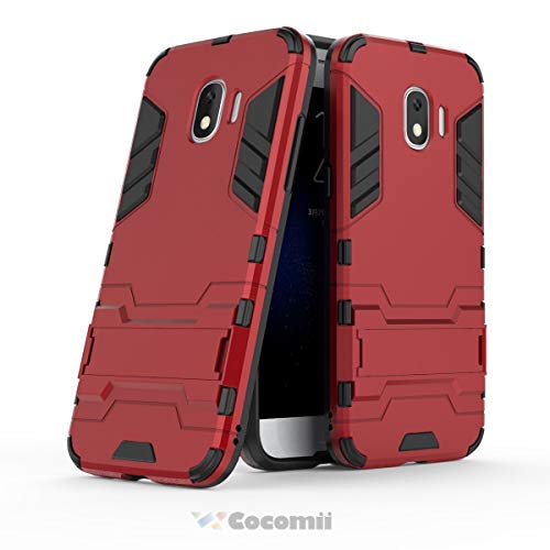 Cocomii Iron Man Armor Galaxy J2 Pro 2018/Grand Prime Pro Funda Nuevo [Robusto] Táctico Sujeción Soporte Antichoque Caja [Militar Defensor] Case Carcasa for Samsung Galaxy J2 Pro 2018 (I.Red)