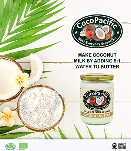 CocoPacific - Crema de manteca de coco bio, 500 ml