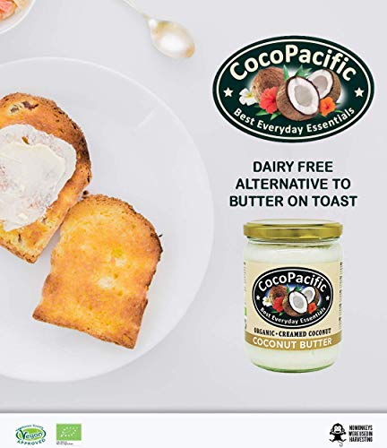 CocoPacific - Crema de manteca de coco bio, 500 ml