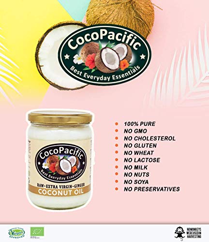 CocoPacific - Crema de manteca de coco bio, 500 ml