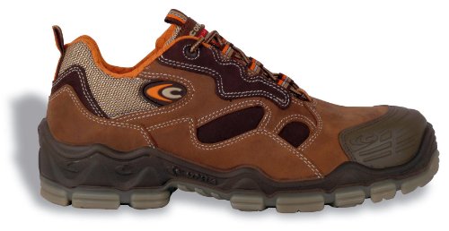 Cofra 20050-000 - Zapatos de seguridad vermeer s3 bienestar zapatos de trabajo libres de metal, tamaño 40 marrón,
