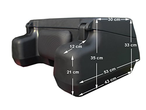 Cofre Portaequipajes para Quad (150 L) - Color : Negro