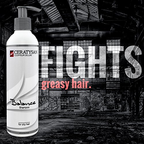 COIFFEUR DELUXE Champú específico y limpieza en profundidad | Para cabello extremadamente graso | Combate eficazmente la caspa | Revitaliza las puntas | orgánico | 250 ml | Producto de peluquería