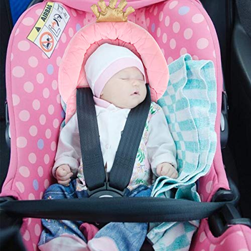 Cojín de Cochecito Suave para Bebés Recién Nacidos con Soporte para El Cuello Y La Cabeza Del Bebé