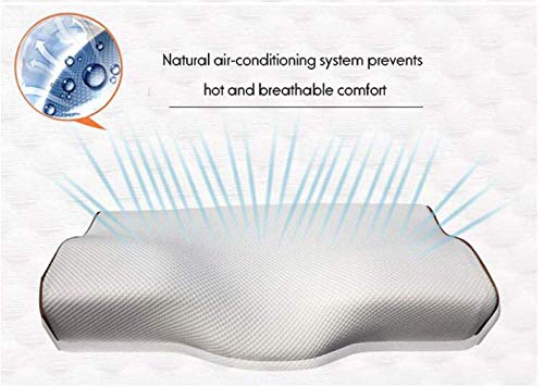 Cojín De Soporte Ergonómico con Forma De Alas De Mariposa Almohada para Dormir Espuma De Memoria Extensión De Pestañas Pestañas para Aliviar El Dolor,Breathablerebound