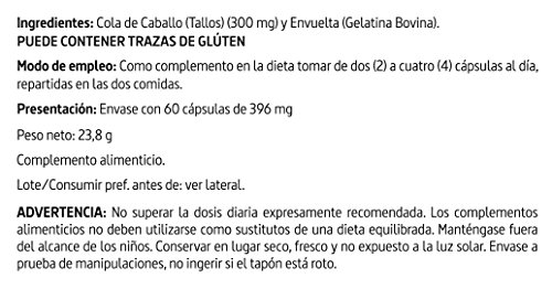 Cola de caballo 300 mg. 60 capsulas