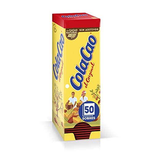 ColaCao Original: con Cacao Natural - 50 sobres de 18g "faro"