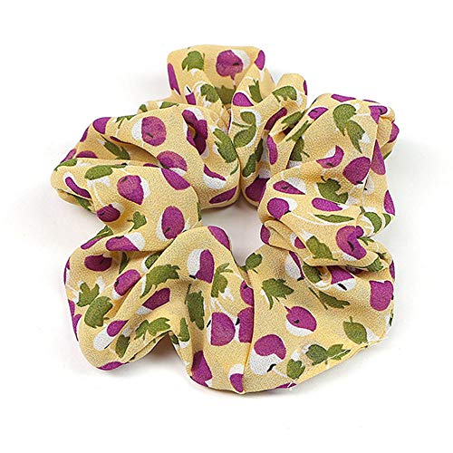 Coleteros de pelo de terciopelo, de gasa y satén, 4 unidades