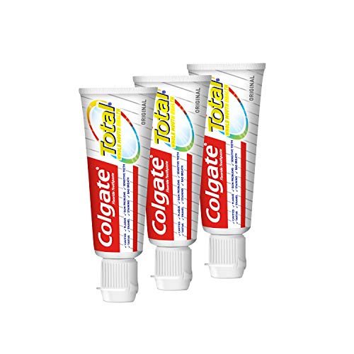 Colgate 265157 Total - Pasta de Dientes para Viajes - 3 x 19 ml