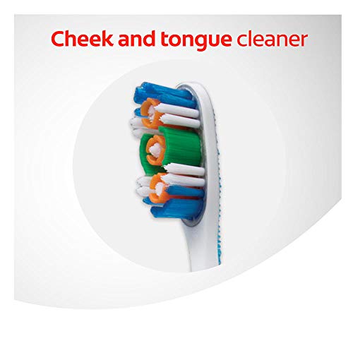 Colgate 360° - Cepillo de dientes para limpieza de boca completa, paquete de 3