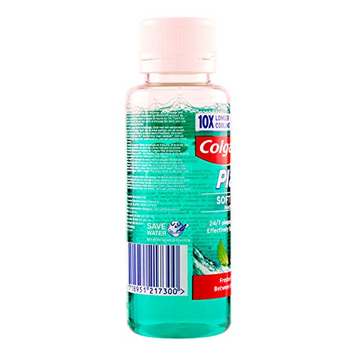 COLGATE enjuague bucal plax multiprotección formato viaje botella 100 ml