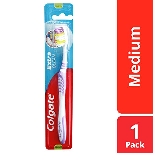 Colgate Extra Clean - Cepillo de dientes, medio