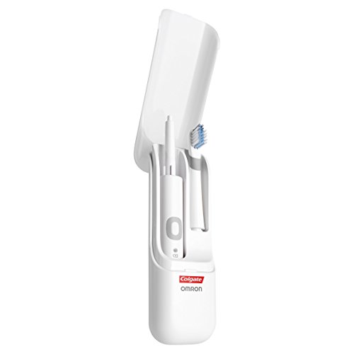 Colgate ProClinical Pocket-Pro - Cepillo de dientes eléctrico recargable, color blanco