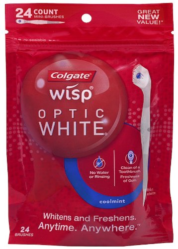 Colgate Wisp Optic White Coolmint Mini-Brushes, 24 count