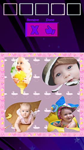 Collage de fotos de bebé