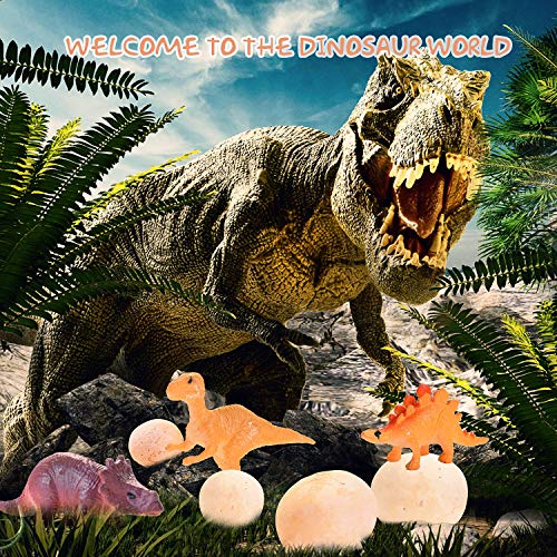 Colmanda Dinosaur Eggs, Huevos de Dinosaurio Minijuegos de Dinosaurios Dinosaurio Realista Juguetes para Arqueología y Niños