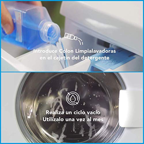 Colon Limpialavadoras - Limpiador lavadora y antiolor - megapack de 3 usos