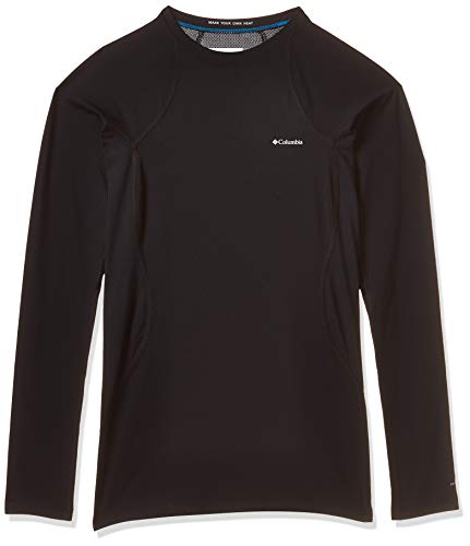 Columbia Midweight Stretch Camiseta, Mujer, Negro (Black), XS