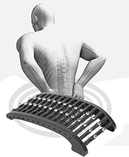 Columna vertebral de yoga Pilates Spine Masaje de Yoga de Cama apoya la Columna Lumbar de la vértebra Cervical de tracción arqueada, estrías Corrección Lumbar Combinación Ajustable