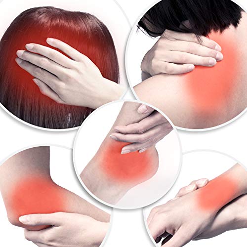 com-four® 3X Compresas múltiples en 3 tamaños Diferentes con Funda de Lana, compresas frías y Calientes. Apto para microondas (03 Piezas - Mezcla)