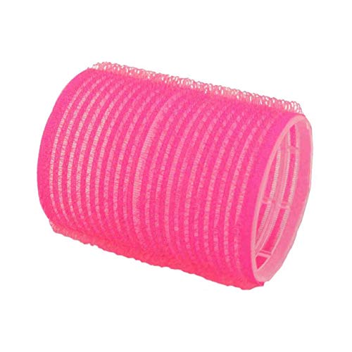 Comair rulos (Velcro, 44 mm Rosa 12 bolsas