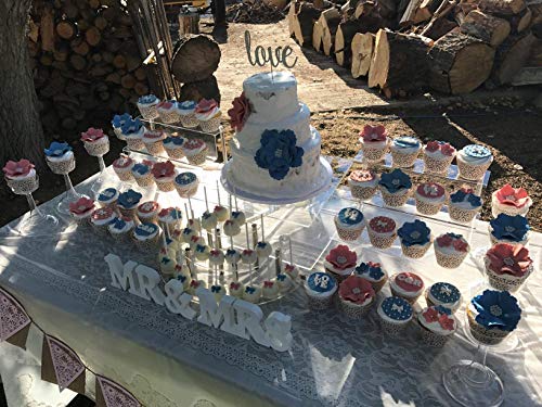 Combination of Life 30.5x21.6x22.2cm acrílico Transparente Expositor con estantes en 3